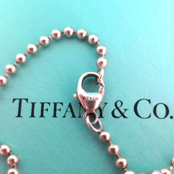 Authentic Tiffany. Necklace 16"sz Pendant.1837.silver - Picture 3 of 5